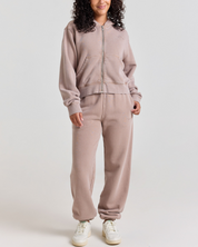 Stone Wash Sweatpants, Taupe