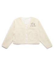 Veste sherpa gribouillis