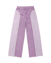 Grape Contrast Wide Leg Pant