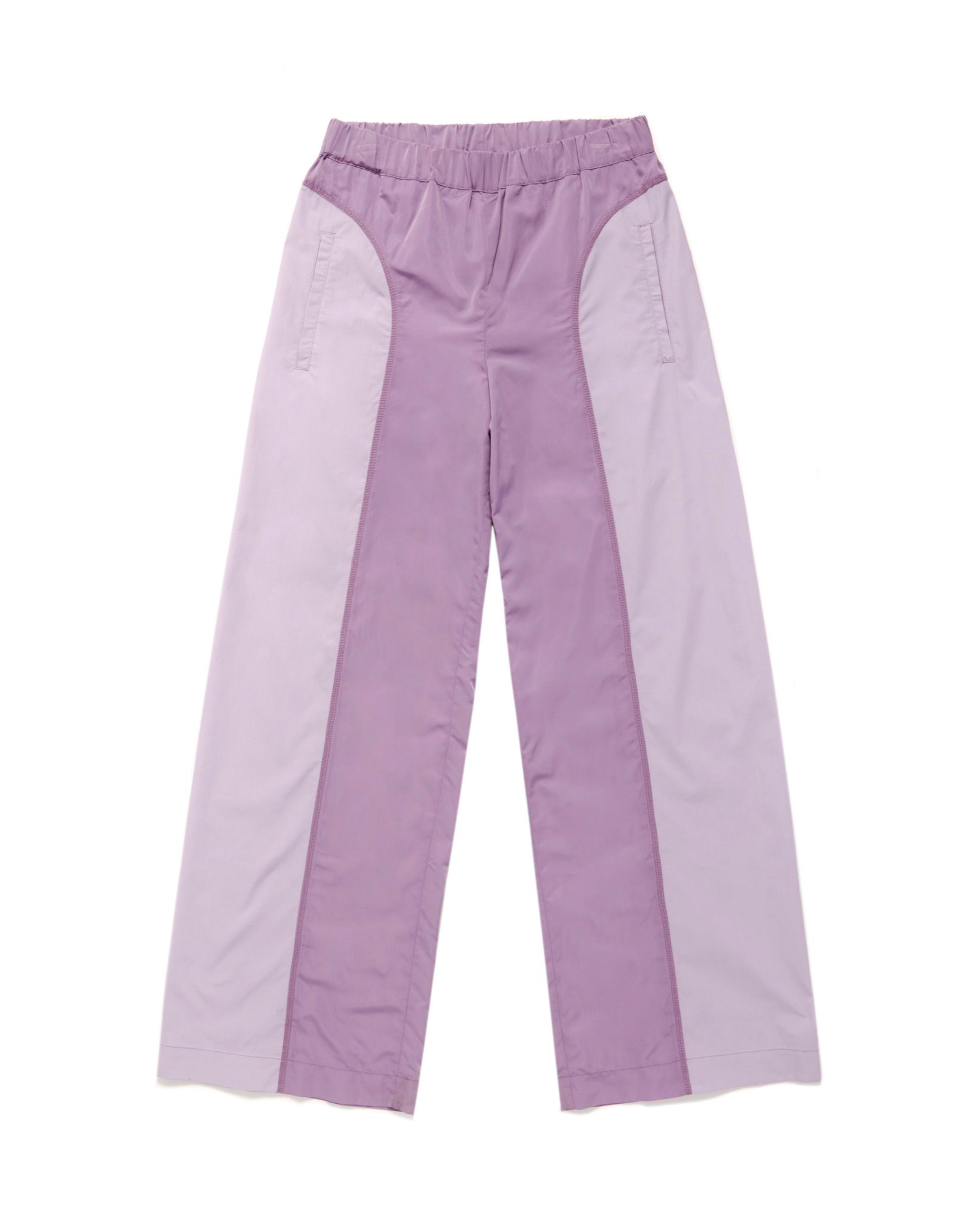 Grape Contrast Wide Leg Pant