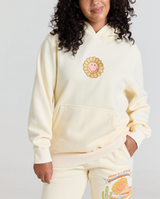 Smiley Mirage Hoodie, Cream