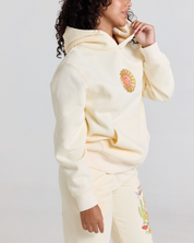 Smiley Mirage Hoodie, Cream