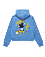 Sweat à capuche zippé Mickey Mouse peint