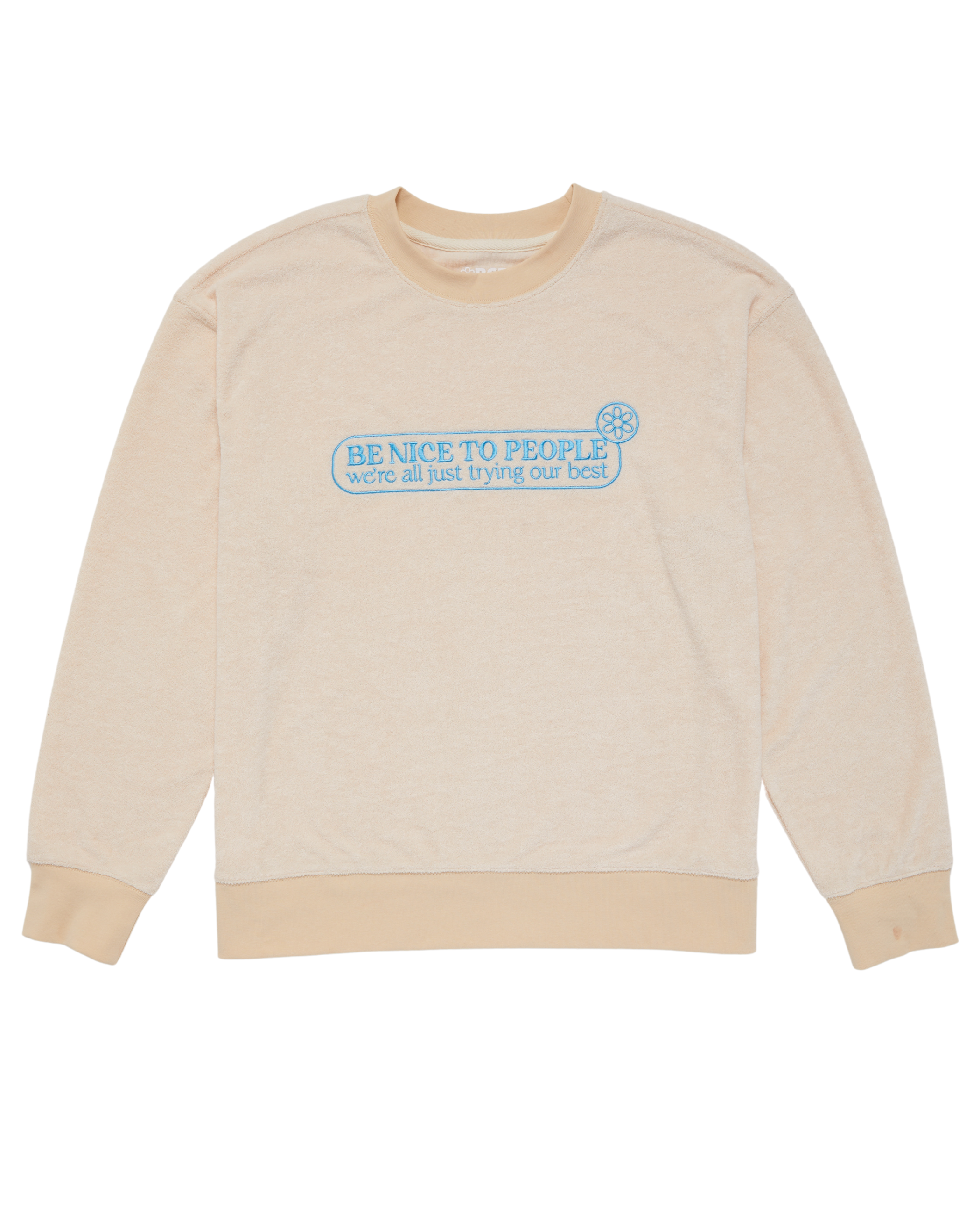 Be Nice Terry Crewneck