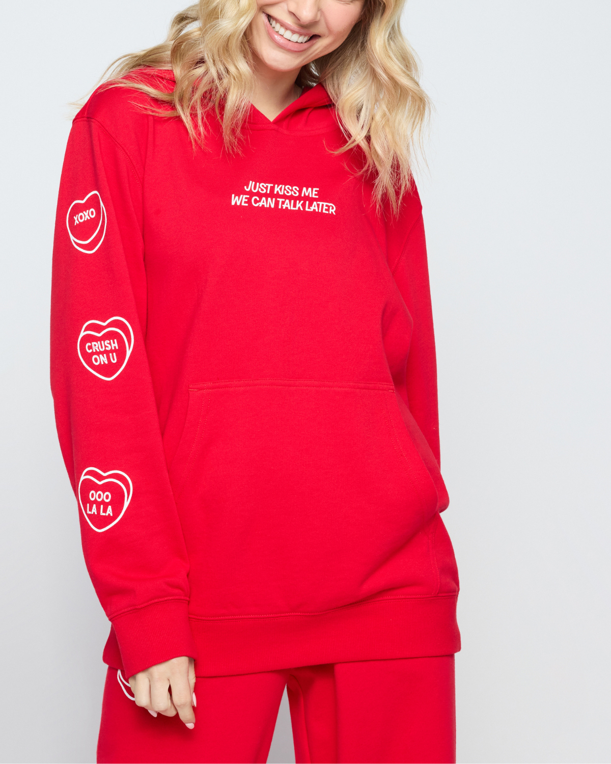 Salsation I Love Hoodie サンド色 XSサイズ新品・未使用 Sweethearts Just Kiss Me Hoodie – Samii Ryan