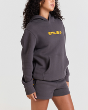 Smiley® Chenille Hoodie, Charcoal