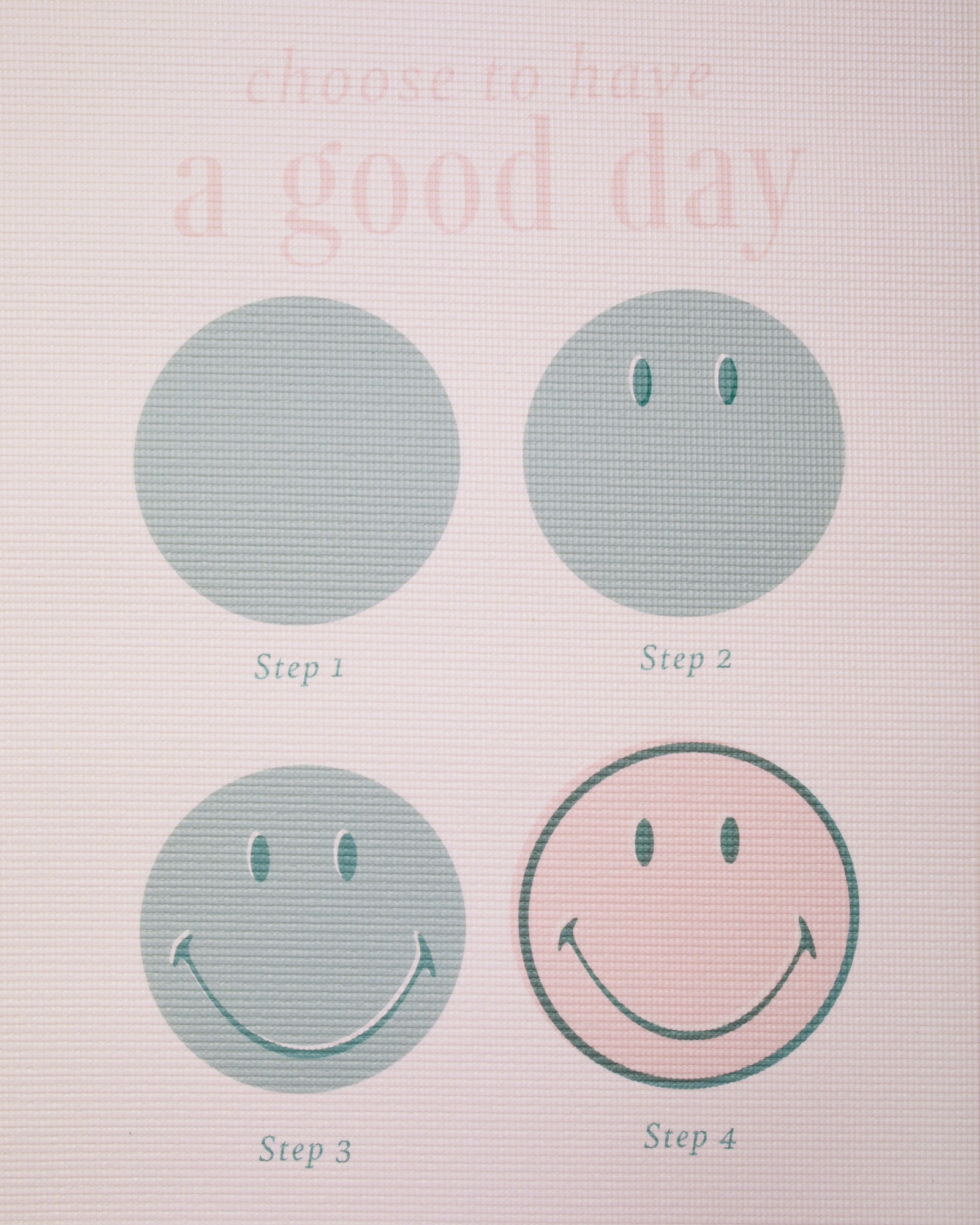 Smiley® Good Day Yoga Mat - By Samii Ryan 