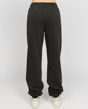 Pantalon de survêtement noir délavé à la pierre