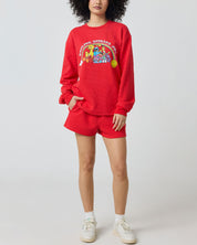 Sesame Street Spreads Joy Thermal Long Sleeve, Red