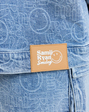 Smiley® Oversized Denim Jacket