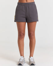 Smiley® Chenille Shorts, Charcoal