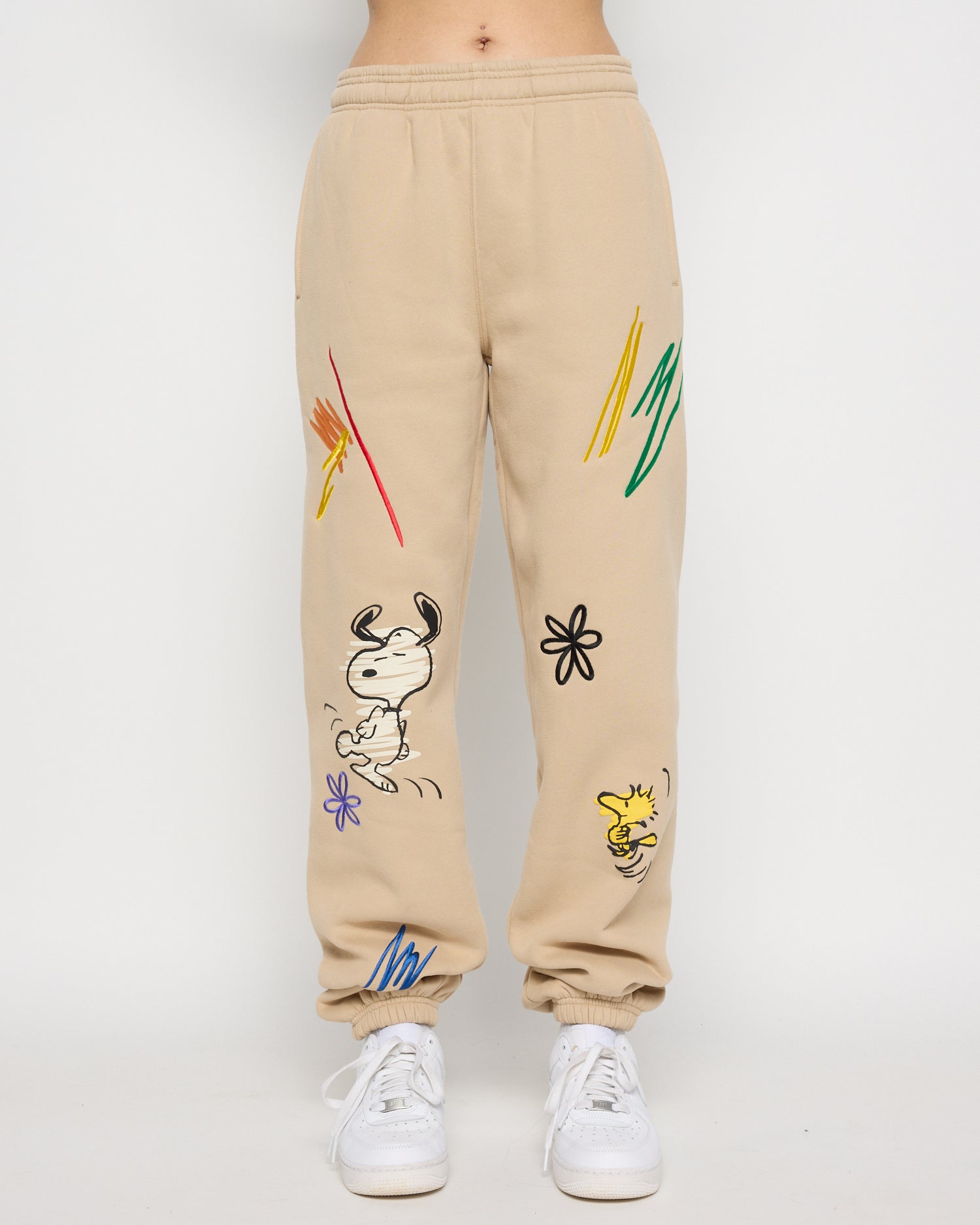 Peanuts Create Sweatpants, Tan – Samii Ryan