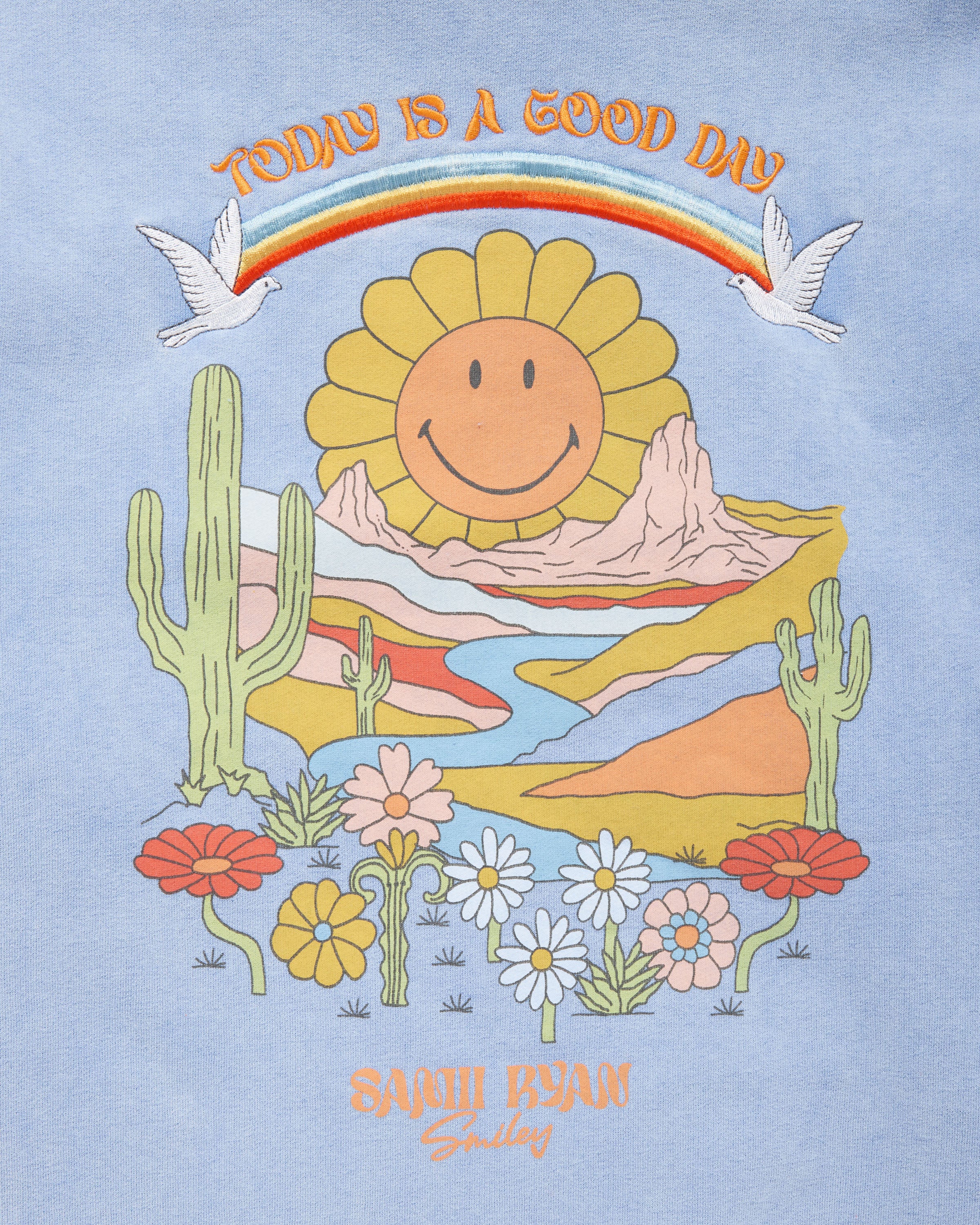 Smiley® Mirage Hoodie, Blue