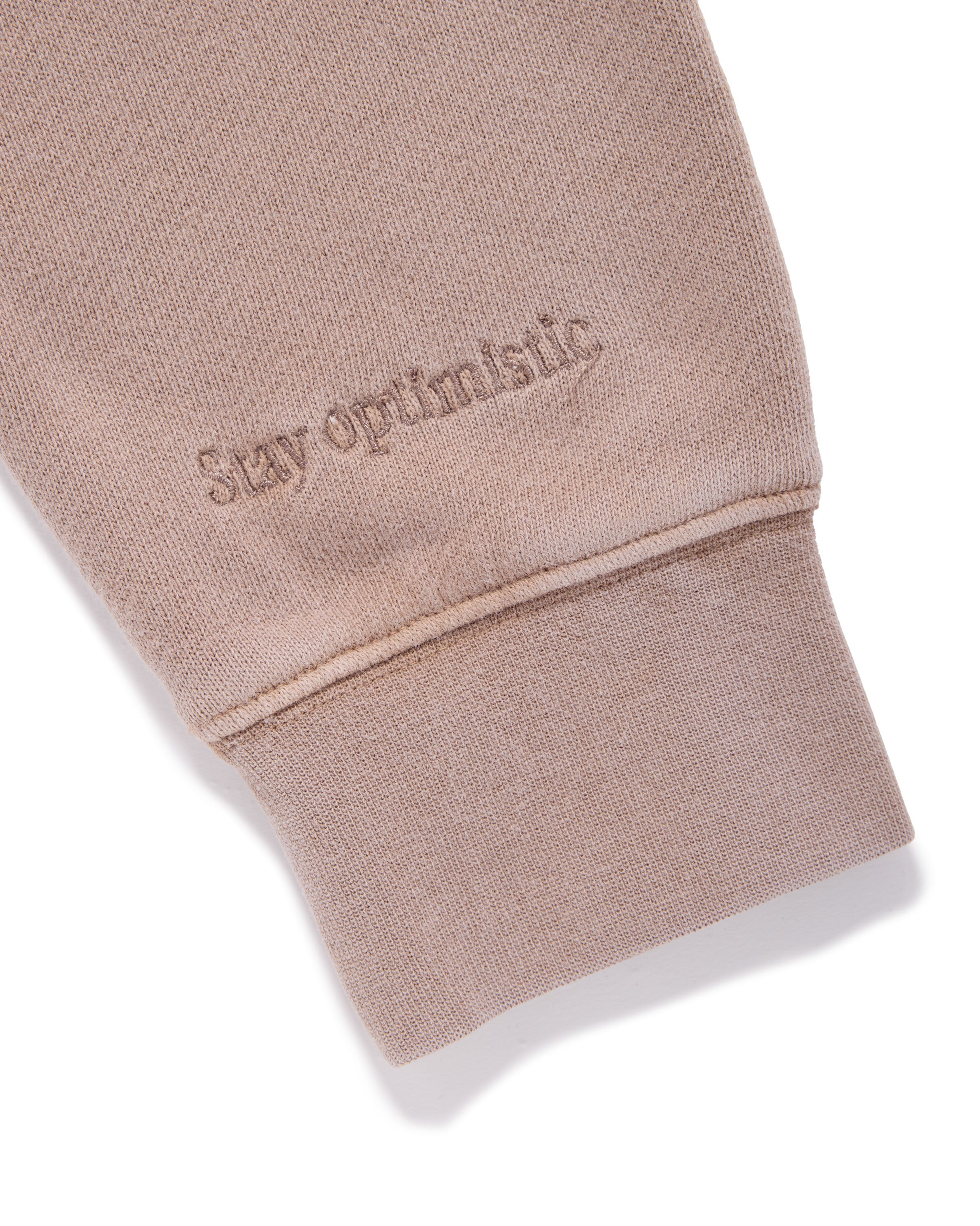 Stone Wash Zip Up Hoodie, Taupe