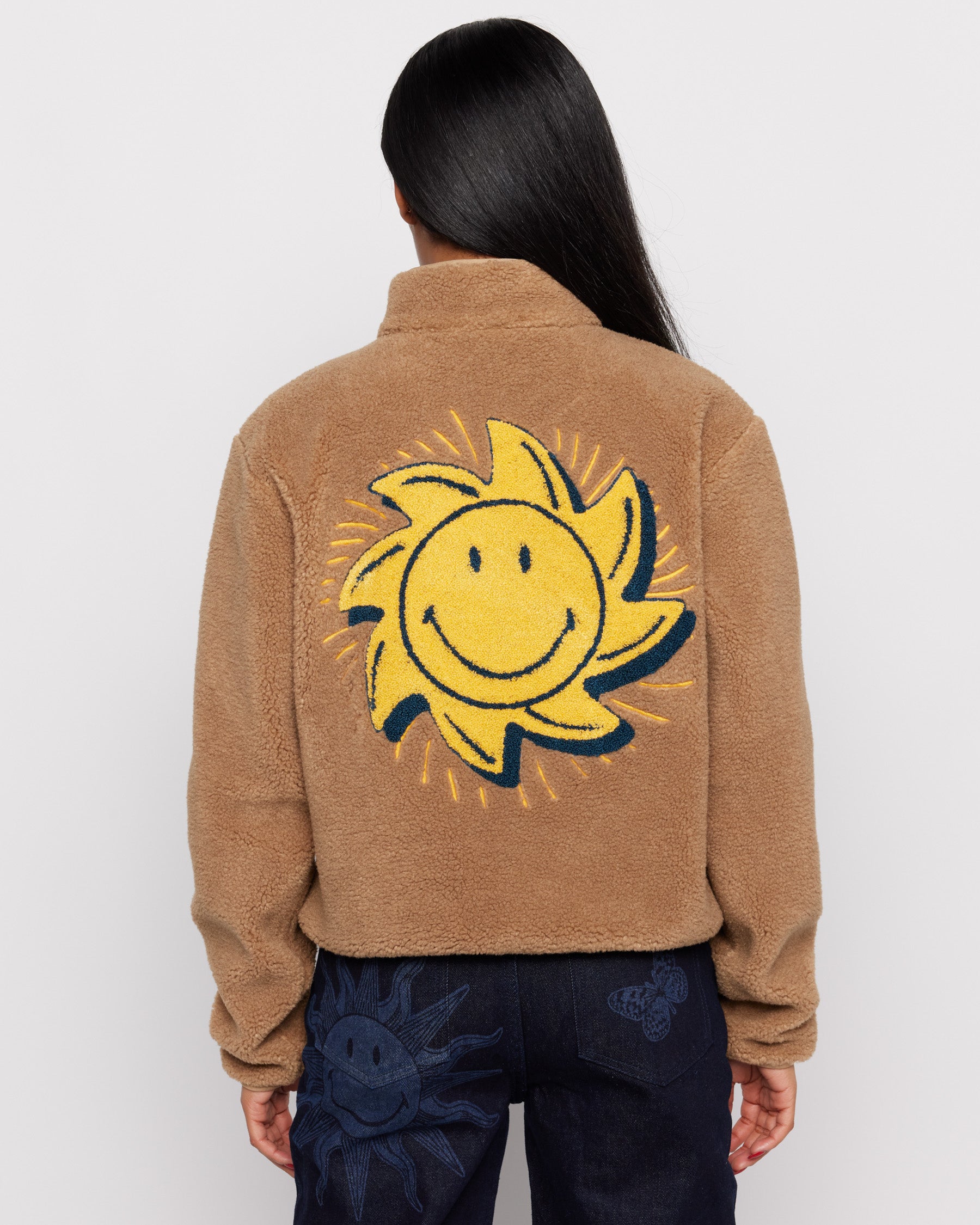 Smiley® Sunshine Sherpa Jacket – Samii Ryan