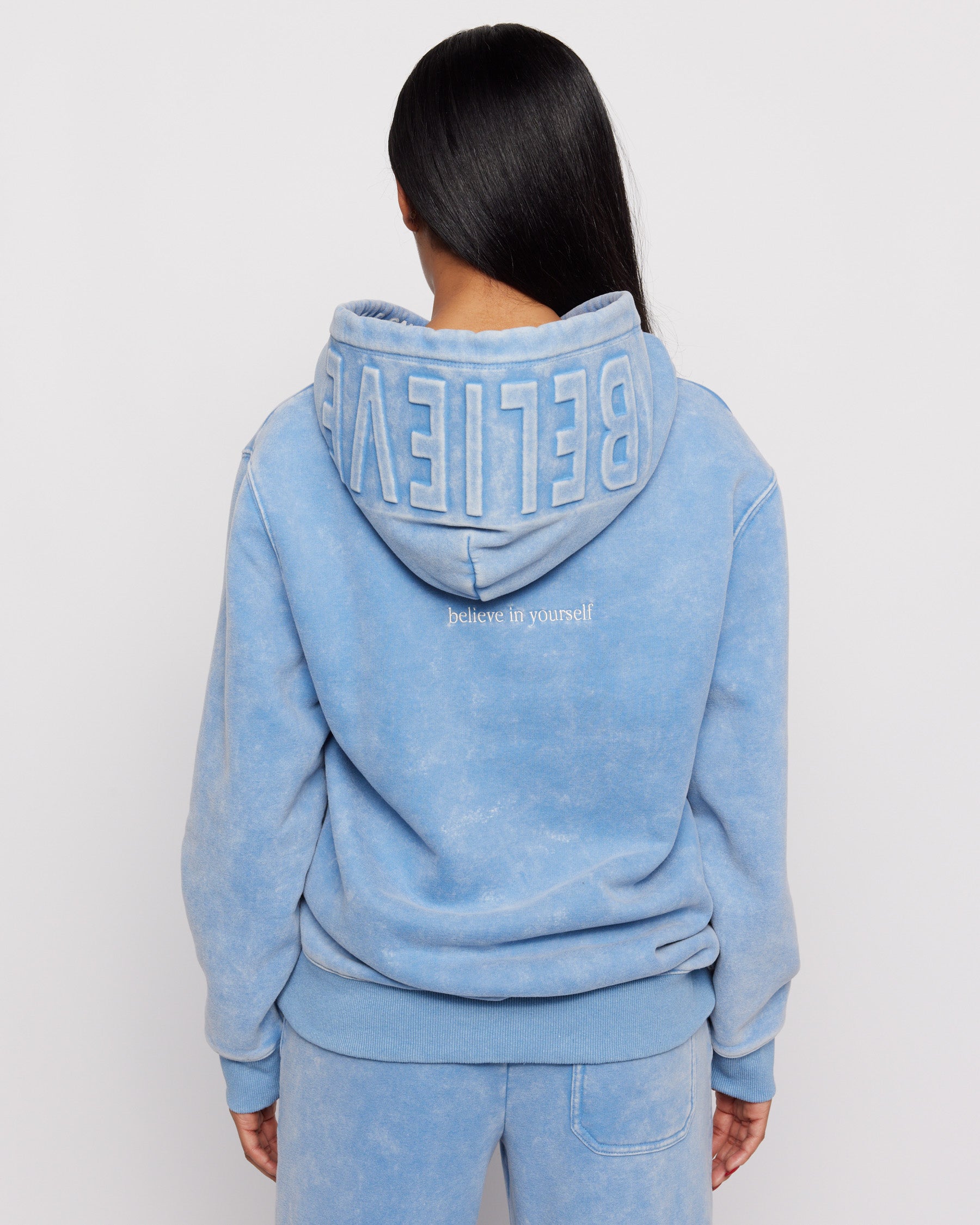 ♡ shops Care Bears x Samii Ryan ♡ UP IN THE SKY HOODIE - Light Blue - S