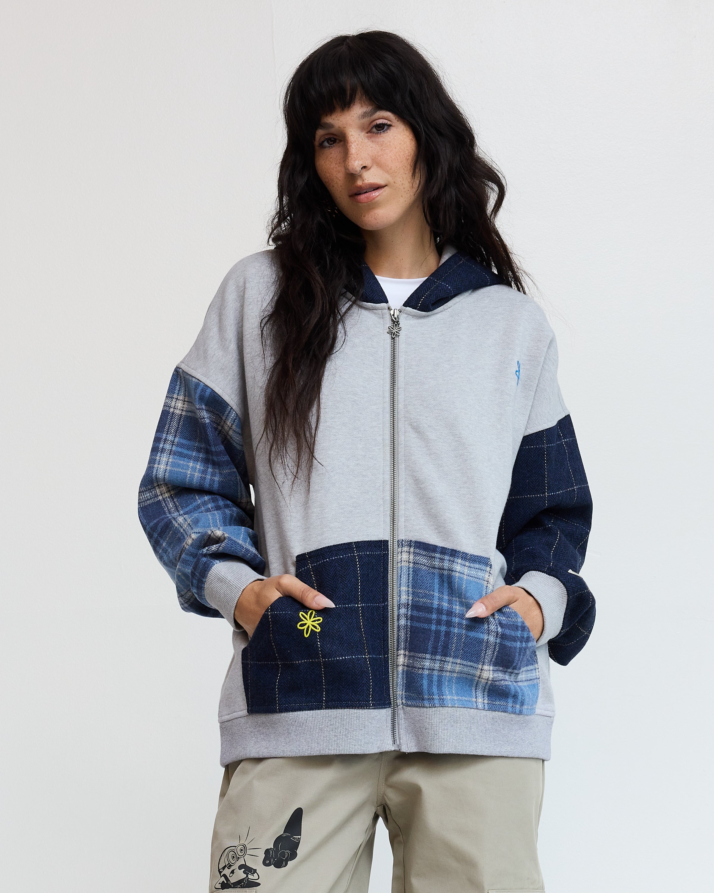 Minions Plaid Zip Up Hoodie – Samii Ryan