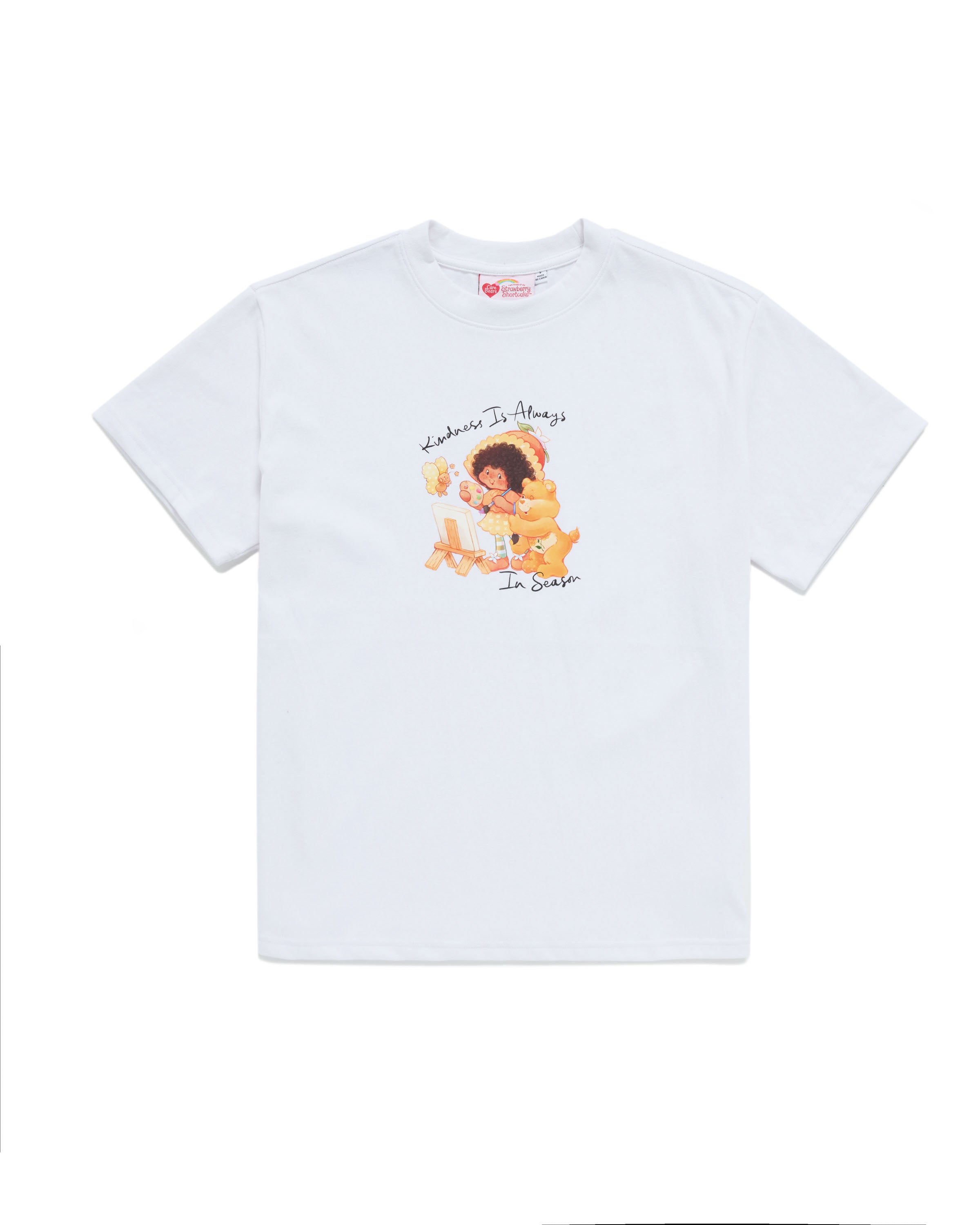 Kindness Season Oversized Tee, White