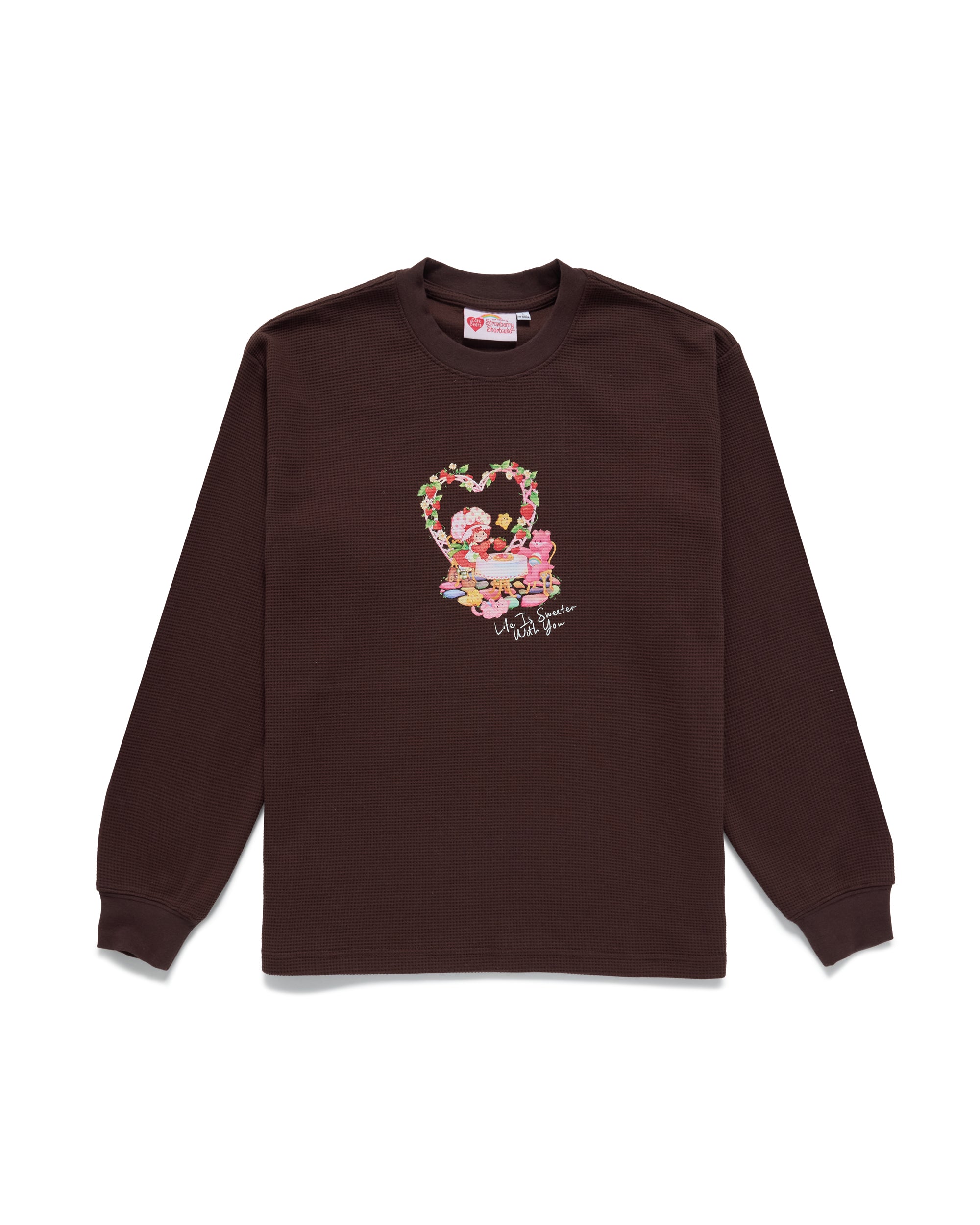 Life Is Sweet Thermal Long Sleeve, Brown