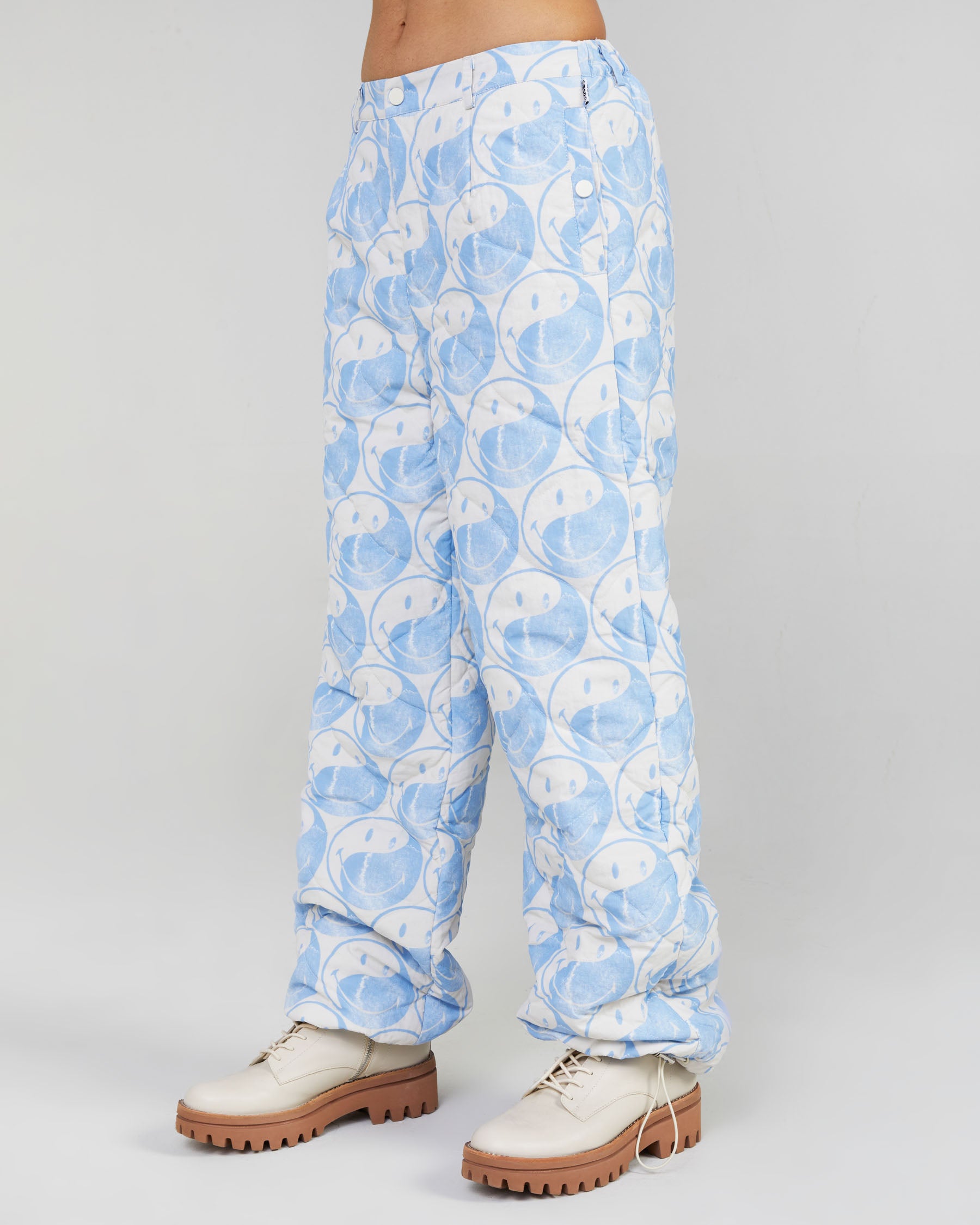 Smiley® Yin-Yang Quilted Pants - By Samii Ryan