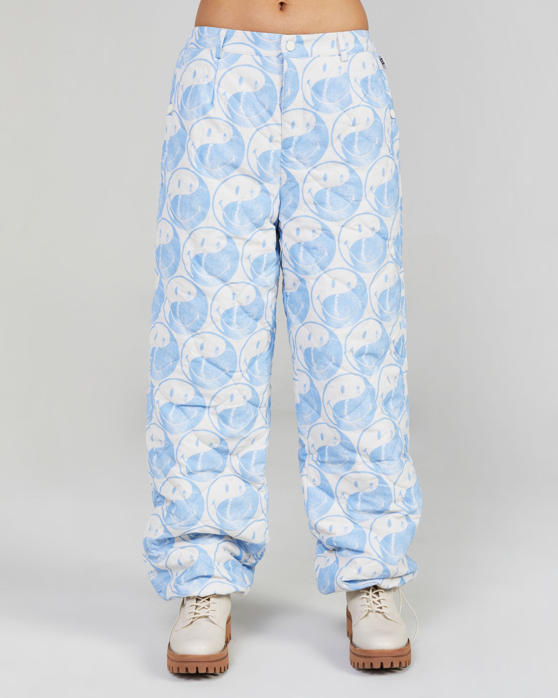 Smiley® Yin-Yang Quilted Pants - By Samii Ryan