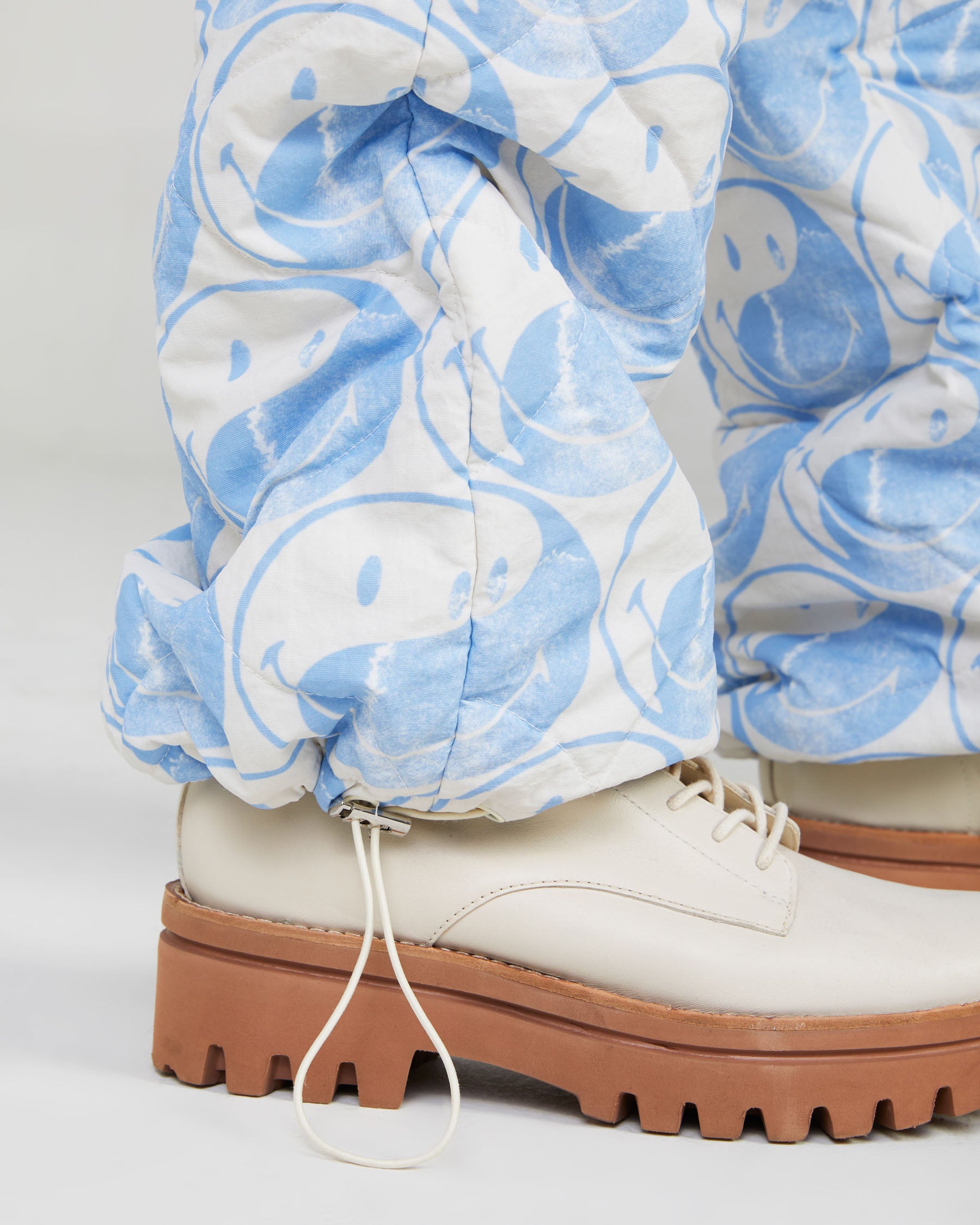 Smiley® Yin-Yang Quilted Pants - By Samii Ryan