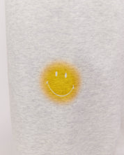 smiley face grey sweatpants