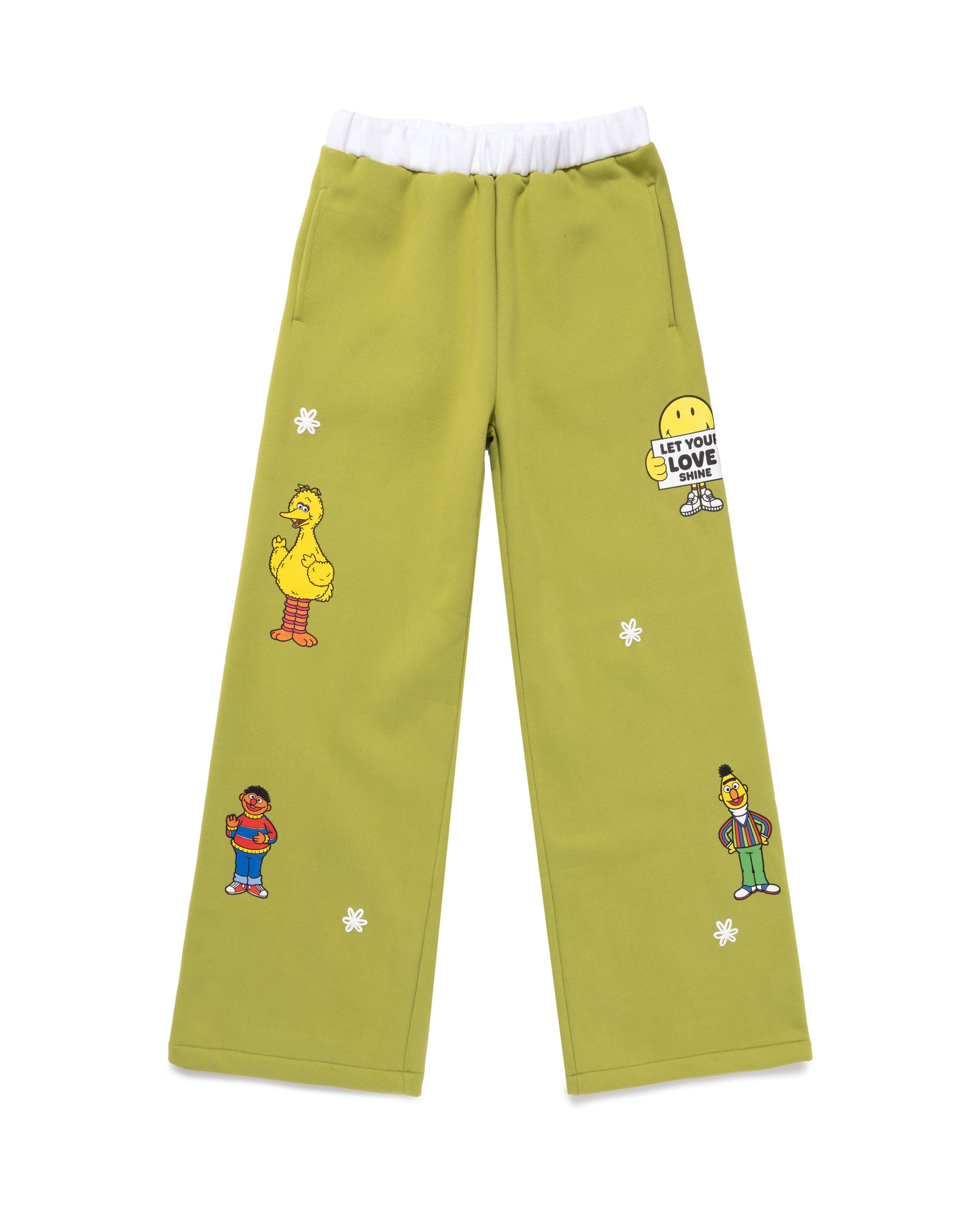Smiley® Let Your Love Shine Sweatpants, Green