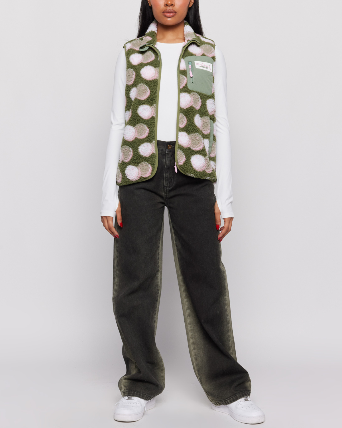 Smiley© Jacquard Sherpa Vest – Samii Ryan Smiley© Jacquard Sherpa Vest – Samii Ryan