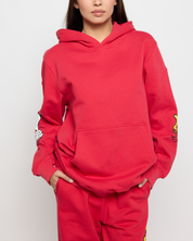 Snoopy & Woodstock Hoodie, Red