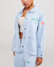 Smiley® Denim Chore Coat