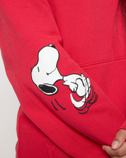 Snoopy & Woodstock Hoodie, Red