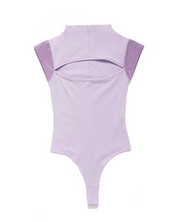 Grape Mock Neck Bodysuit