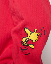 Snoopy & Woodstock Hoodie, Red