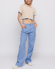 With Luck Cropped Shirt