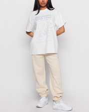 Smiley® Reconnect Oversized Tee, White