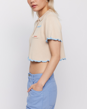 With Luck Cropped Shirt