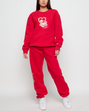 Life Is Sweet Crewneck, Red