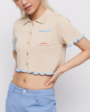 With Luck Cropped Shirt