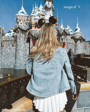 Disney Mickey Mouse Denim Oversized Jacket