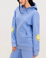 Smiley® Oversized Hoodie, Blue