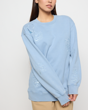 Peanuts Tonal Crewneck, Blue