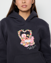 Life Is Sweet Hoodie, Black