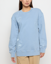 Peanuts Tonal Crewneck, Blue