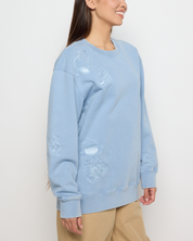 Peanuts Tonal Crewneck, Blue