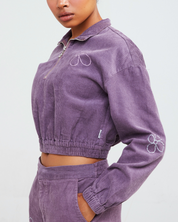 Daisy Gal Corduroy 3/4 Zip Up