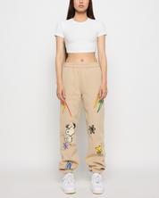 Peanuts Create Sweatpants, Tan