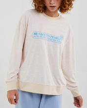 Be Nice Terry Crewneck