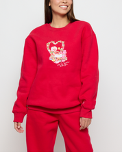 Life Is Sweet Crewneck, Red