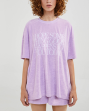 Hopeful Terry Oversized Tee